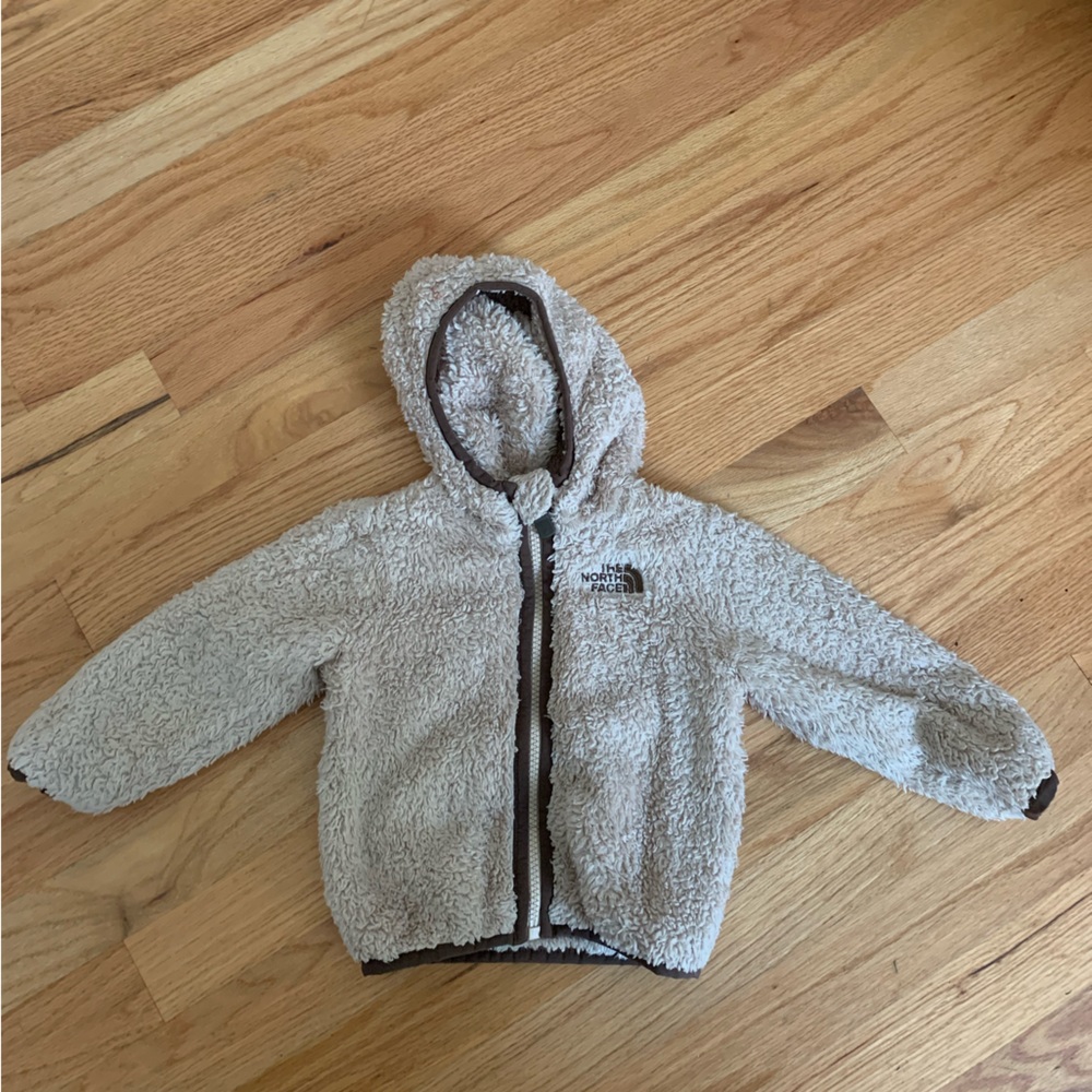 The North Face baby (size 6-12M) fuzzy fleece jacket